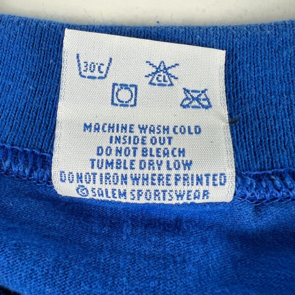 VTG 90s Salem Sports Orlando Magic Basketball Shirt Extra Large Blue Faded Tee - Picture 4 of 11